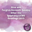 Give and Forgive Seventh Sunday After the Epiphany LCMS Readings 2019
