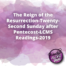 The Reign of the Resurrection Twenty Second Sunday after Pentecost LCMS Readings 2019